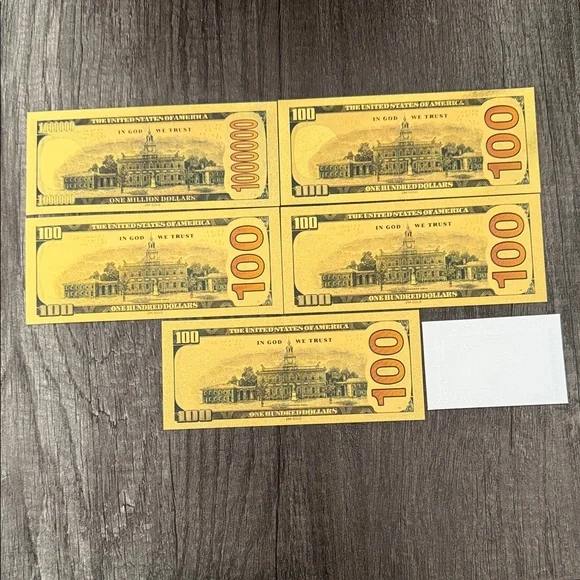 Marvel Art collectible gold foil banknotes featuring Marvel superheroes - 24k